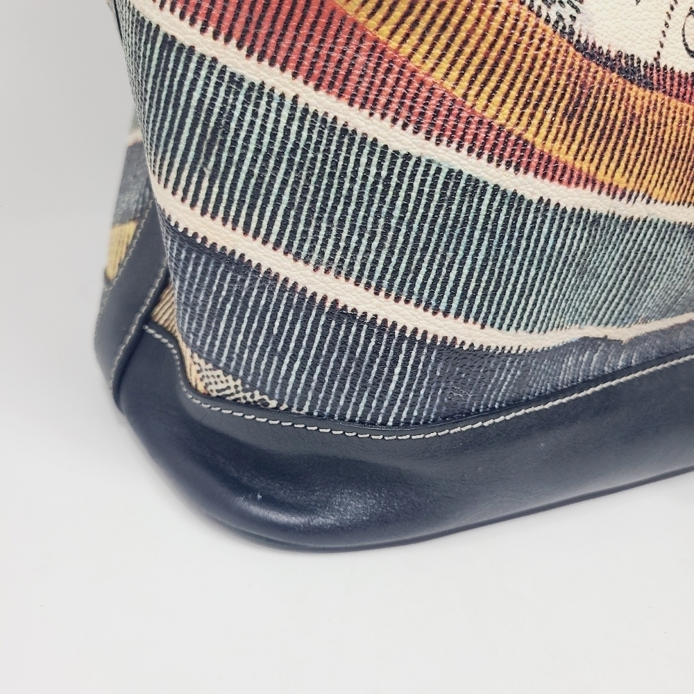 Gattinoni | Women's Multicolor Leather Crossbody Bucket Bag (One Size) - Picture 6 of 15